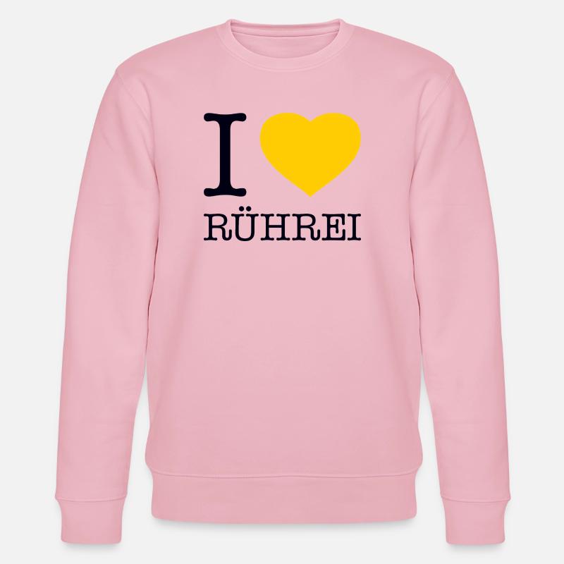 I love scrambled eggs - Stanley/Stella CHANGER Unisex Organic Sweatshirt - cotton pink