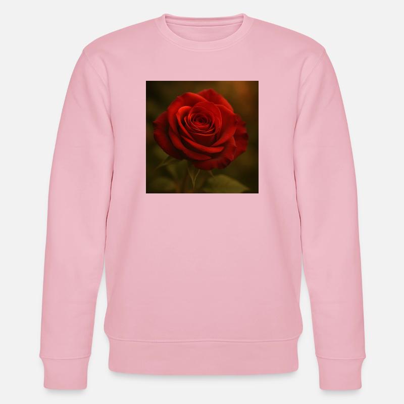 Natur - Blumen - Rose - Stanley/Stella Unisex Bio-Sweatshirt CHANGER  - Hellrosa