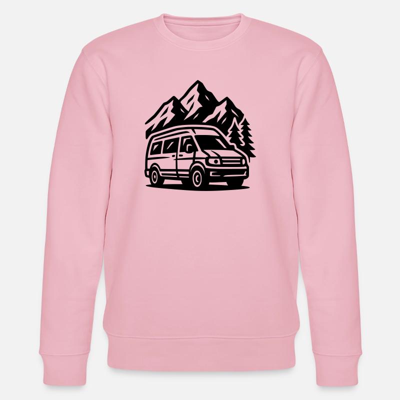 Vanlife - Stanley/Stella Unisex Bio-Sweatshirt CHANGER  - Hellrosa