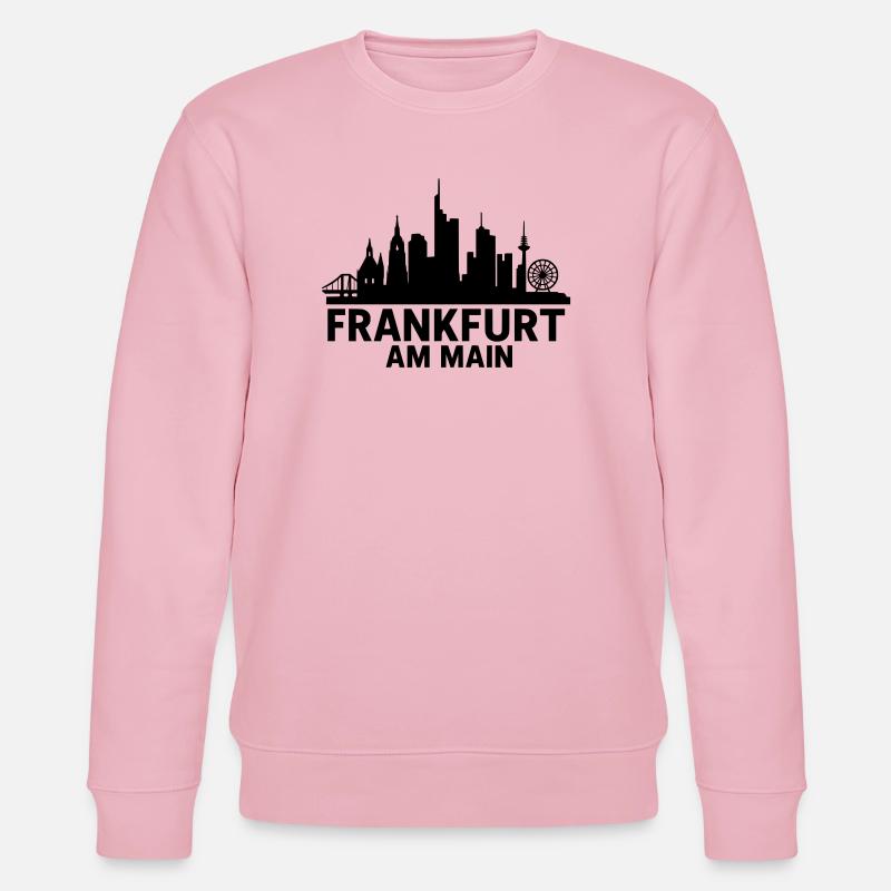 Francfort-sur-le-Main Silhouette - Sweat bio CHANGER Stanley/Stella Unisexe - rose pâle