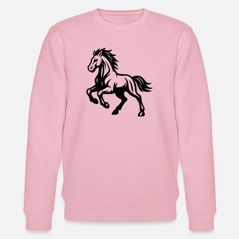 Pferd  - Stanley/Stella Unisex Bio-Sweatshirt CHANGER  - Hellrosa