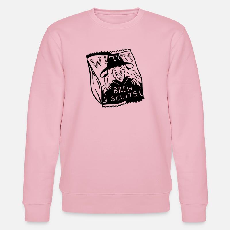 Biscuits à la bière hantée - Sweat bio CHANGER Stanley/Stella Unisexe - rose pâle