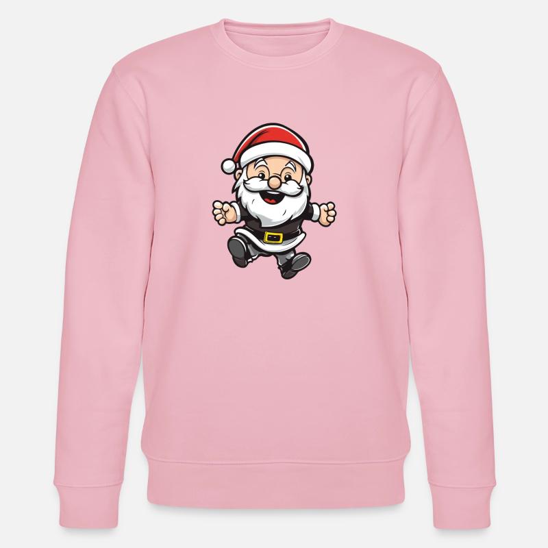 Père Noël Illustration Noël - Sweat bio CHANGER Stanley/Stella Unisexe - rose pâle