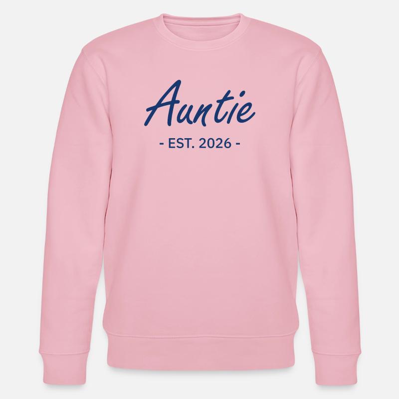 Auntie Script Est 2026 - Sweat bio CHANGER Stanley/Stella Unisexe - rose pâle