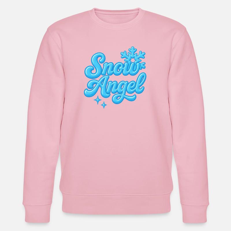snow angle / y2k statement design  - Stanley/Stella Unisex Bio-Sweatshirt CHANGER  - Hellrosa
