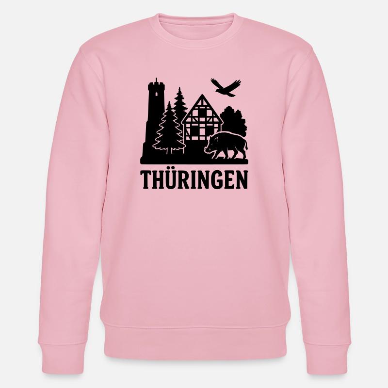 Silhouette Thuringe - Sweat bio CHANGER Stanley/Stella Unisexe - rose pâle