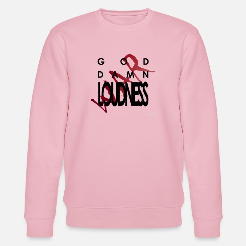 God Damn Loudness War - Stanley/Stella Unisex Bio-Sweatshirt CHANGER  - Hellrosa