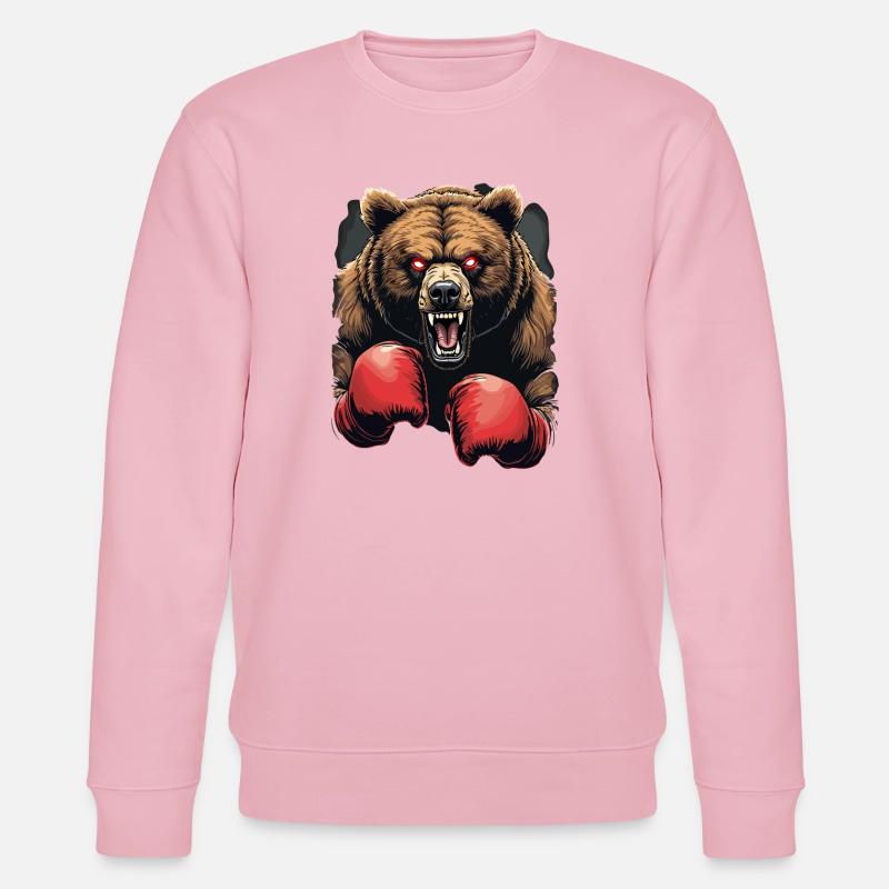 boxe - Sweat bio CHANGER Stanley/Stella Unisexe - rose pâle