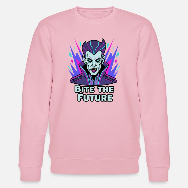 Bite the Future: Neon Vampire - Stanley/Stella Unisex Bio-Sweatshirt CHANGER  - Hellrosa