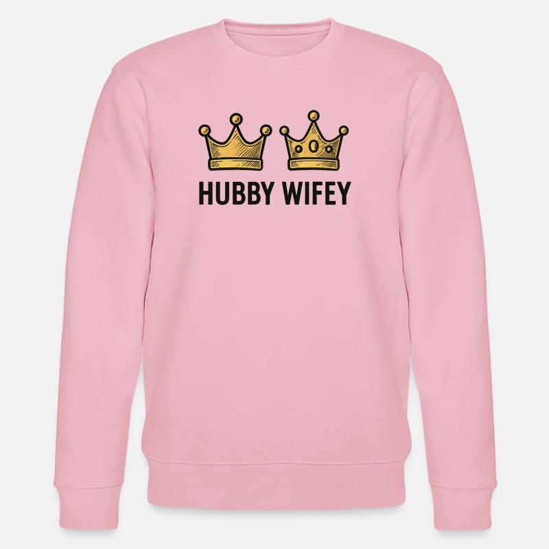 Mari et Femme | Mariage | EVG EVJF - Sweat bio CHANGER Stanley/Stella Unisexe - rose pâle