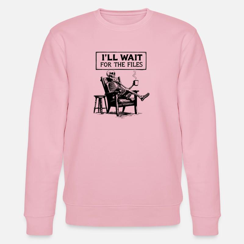  Waiting Skeleton Meme Project Manager Office - Stanley/Stella Unisex Bio-Sweatshirt CHANGER  - Hellrosa