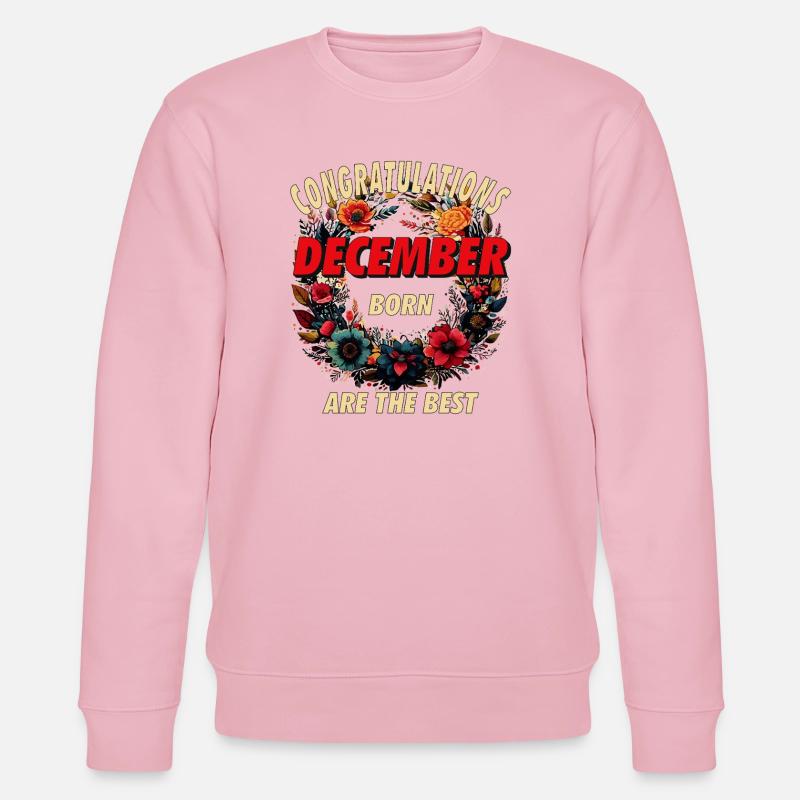 CONGRATULATIONS DECEMBER - Stanley/Stella Unisex Bio-Sweatshirt CHANGER  - Hellrosa