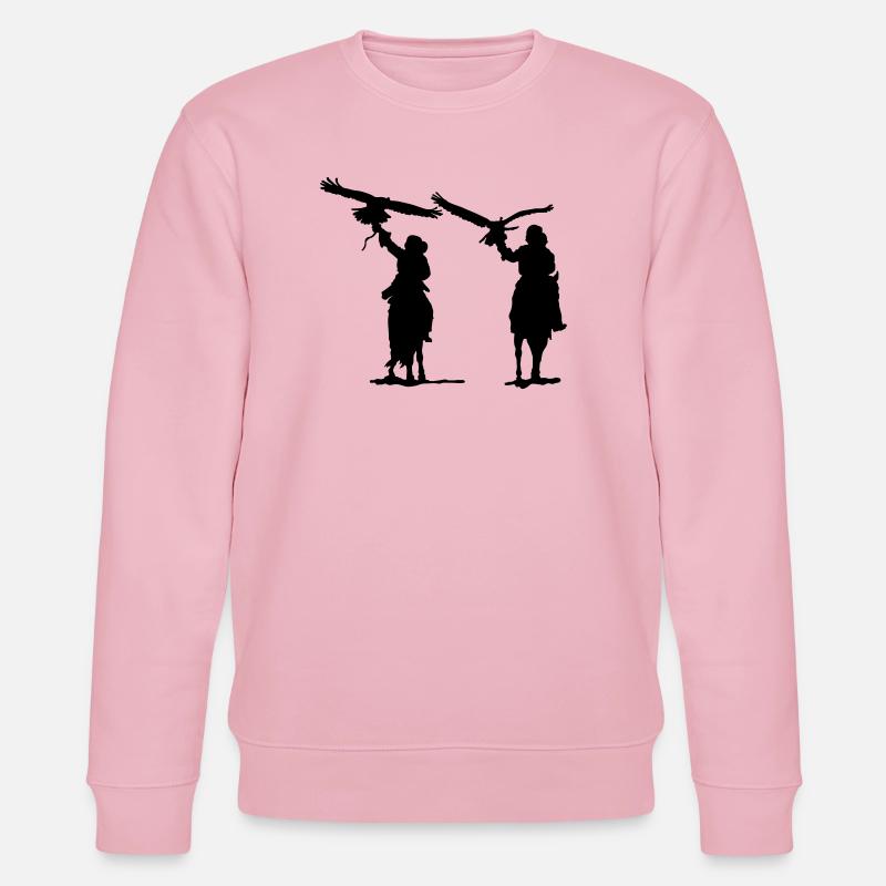 Jäger - Stanley/Stella Unisex Bio-Sweatshirt CHANGER  - Hellrosa