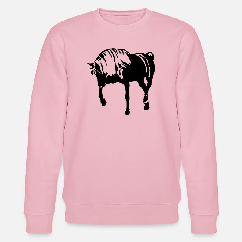 Cheval - Sweat bio CHANGER Stanley/Stella Unisexe - rose pâle