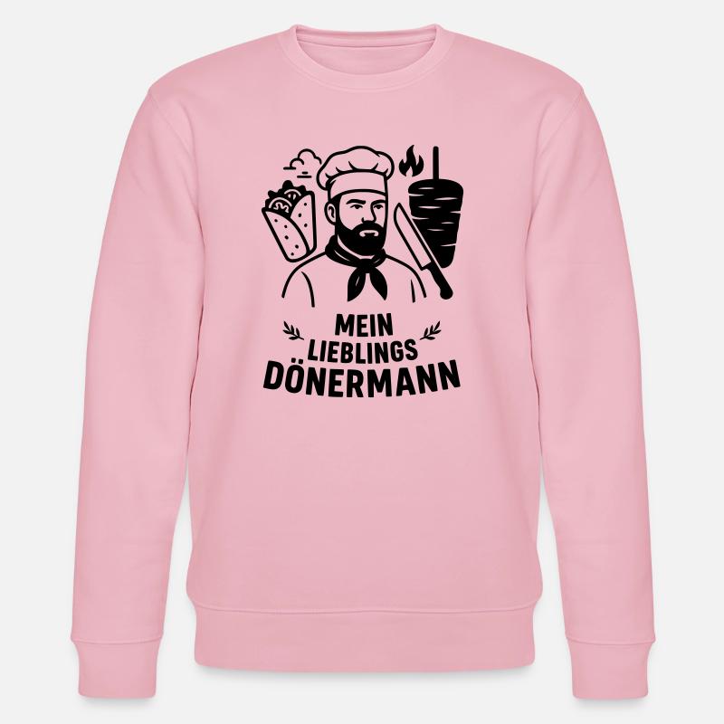 Lieblings Dönermann - Stanley/Stella Unisex Bio-Sweatshirt CHANGER  - Hellrosa