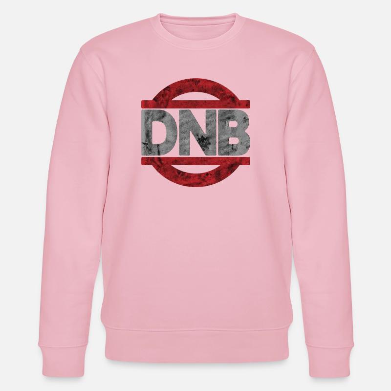 DNB biegt Grunge nicht - Stanley/Stella Unisex Bio-Sweatshirt CHANGER  - Hellrosa
