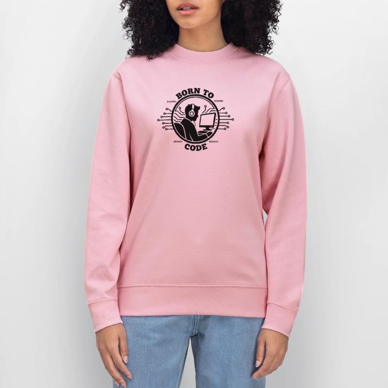 Programmierer, der zum Programmieren geboren wurde Programmierer Stanley/Stella Unisex Bio-Sweatshirt CHANGER 