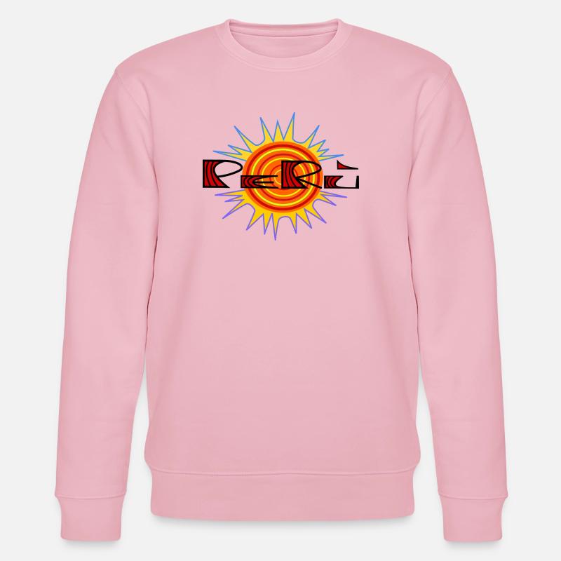 Logo Perù von Cean - Stanley/Stella Unisex Bio-Sweatshirt CHANGER  - Hellrosa