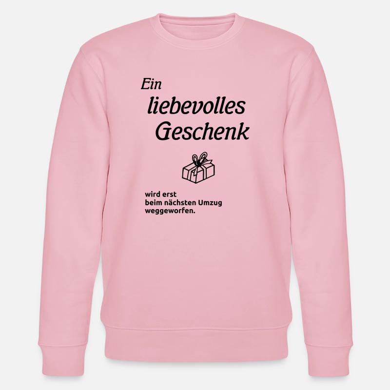 Ein liebevolles Geschenk - Stanley/Stella Unisex Bio-Sweatshirt CHANGER  - Hellrosa