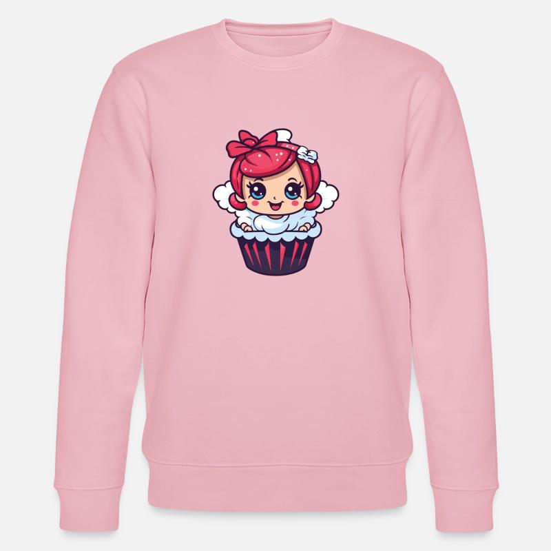 Gâteau de fée à dos - Sweat bio CHANGER Stanley/Stella Unisexe - rose pâle