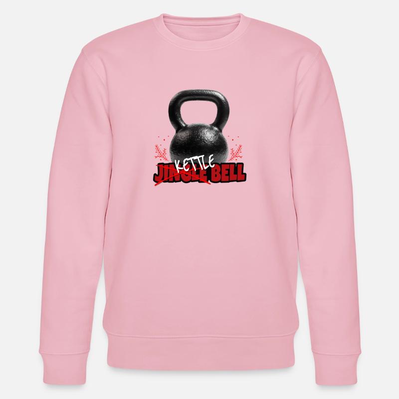 Jingle Bell - Kettlebell - Stanley/Stella Unisex Bio-Sweatshirt CHANGER  - Hellrosa