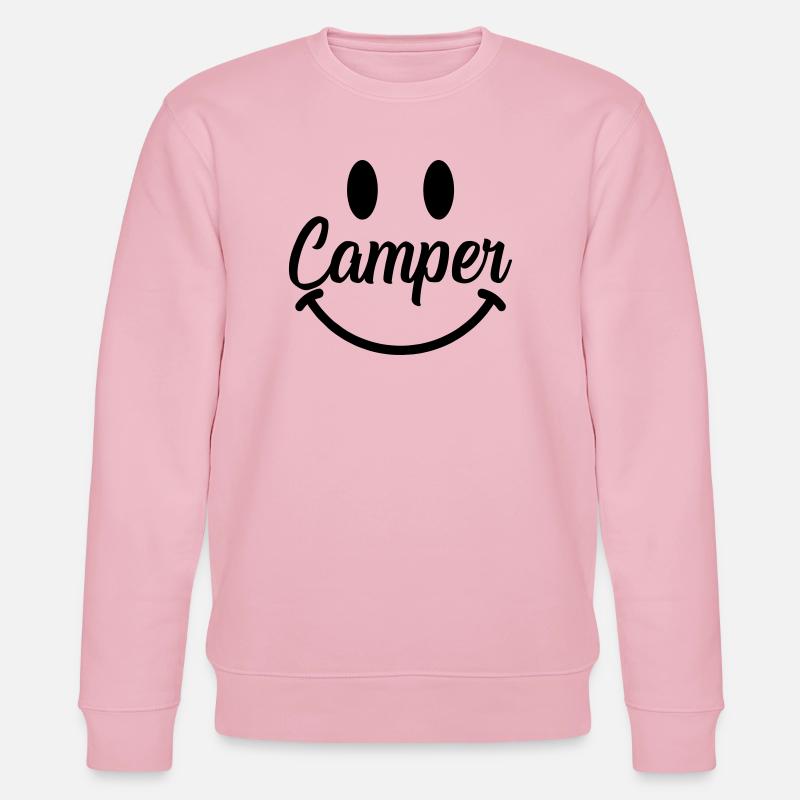 Camper Smile - Stanley/Stella Unisex Bio-Sweatshirt CHANGER  - Hellrosa