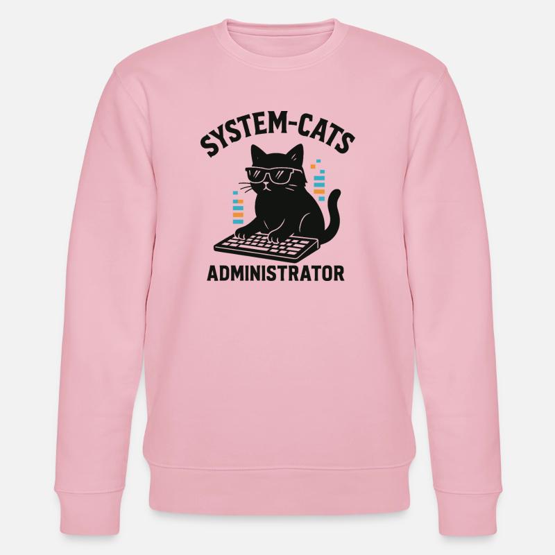 System Cats Administrator - Stanley/Stella Unisex Bio-Sweatshirt CHANGER  - Hellrosa