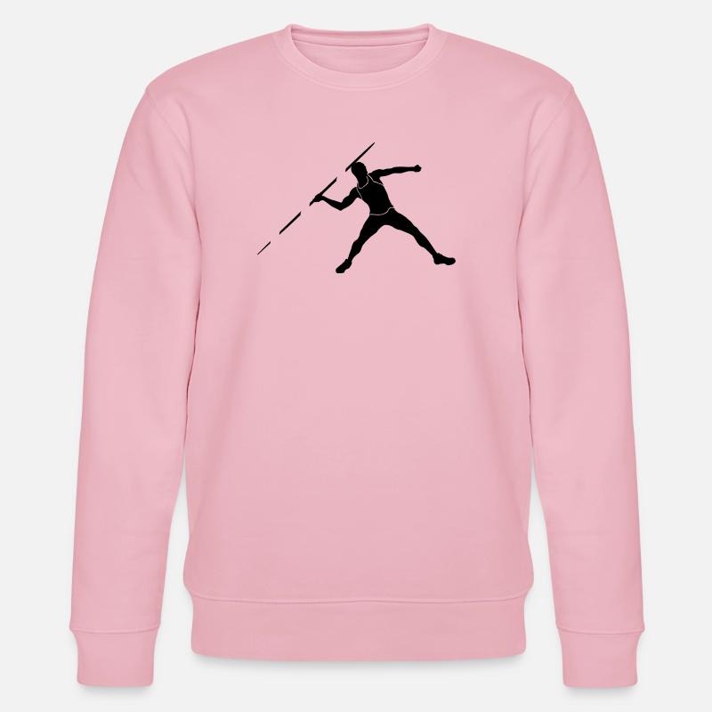 Speerwerfer - Stanley/Stella Unisex Bio-Sweatshirt CHANGER  - Hellrosa