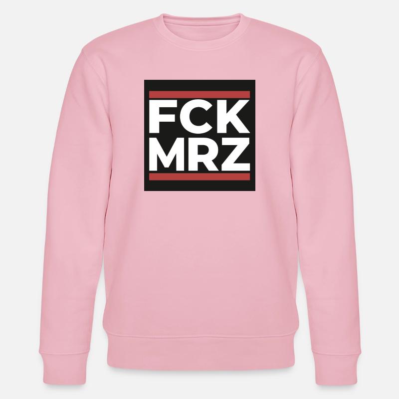 FCK MRZ – Antifaschistisches Statement Shi - Stanley/Stella Unisex Bio-Sweatshirt CHANGER  - Hellrosa