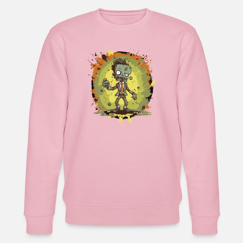 Zombie Comic - Stanley/Stella Unisex Bio-Sweatshirt CHANGER  - Hellrosa