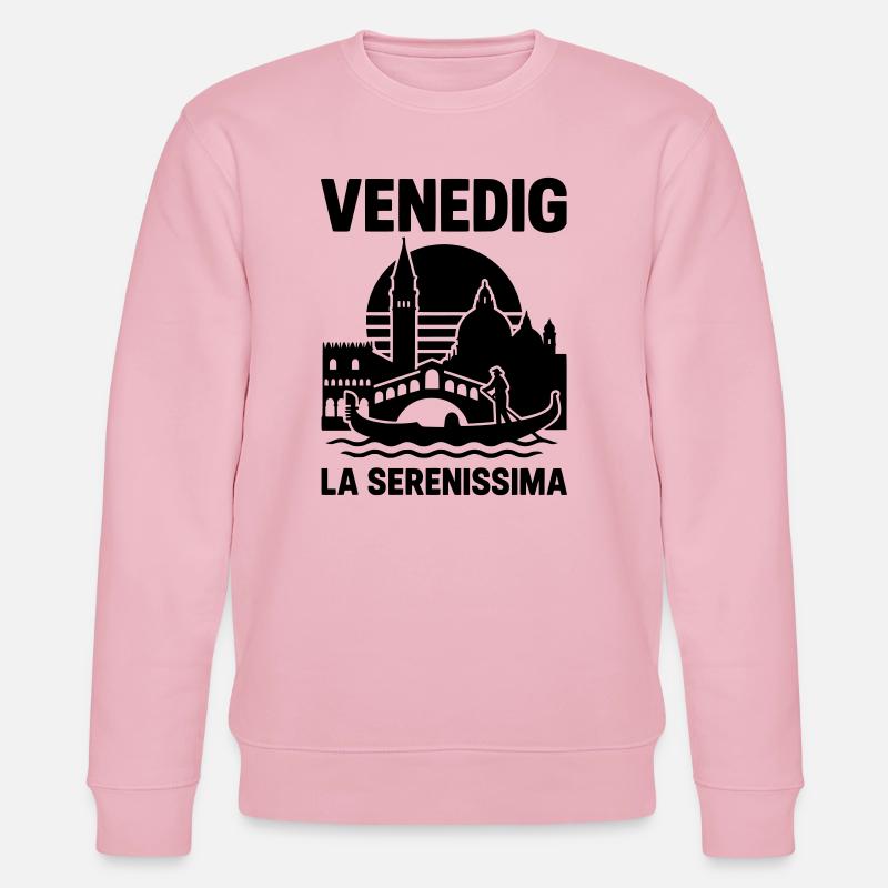 venedig la serenissima - Stanley/Stella Unisex Bio-Sweatshirt CHANGER  - Hellrosa
