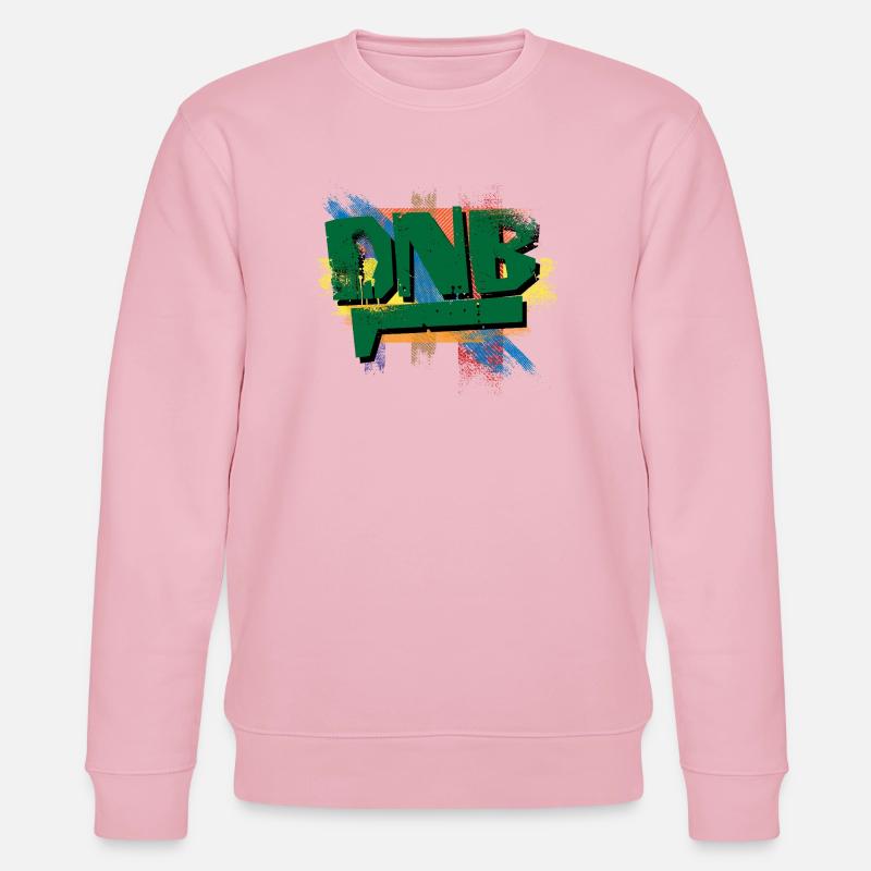 DNB-Graffiti-Ausbruch - Stanley/Stella Unisex Bio-Sweatshirt CHANGER  - Hellrosa