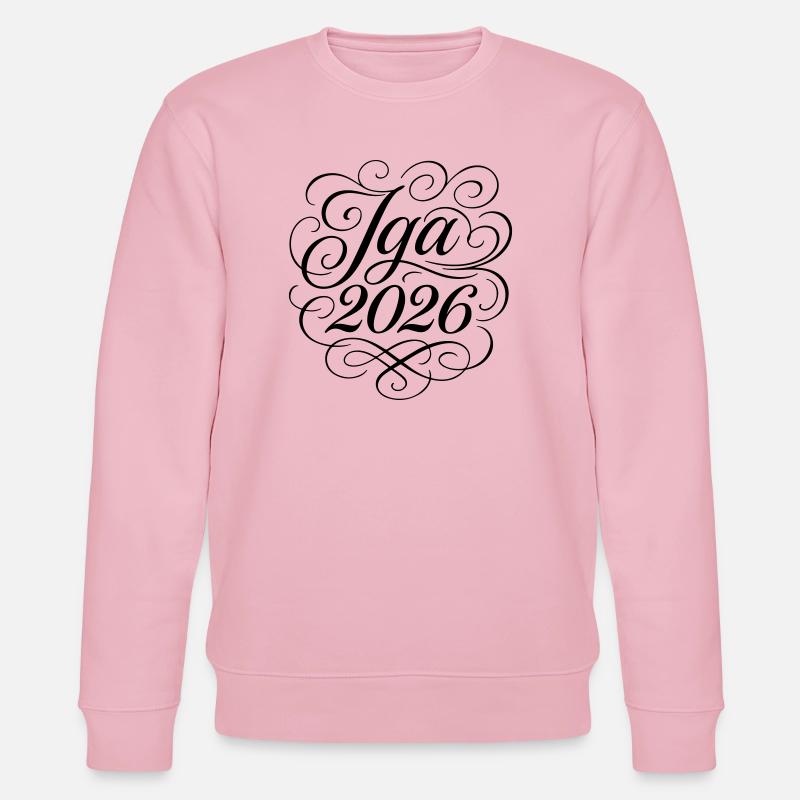 Jga 2026 Junggesellenabschied - Stanley/Stella Unisex Bio-Sweatshirt CHANGER  - Hellrosa