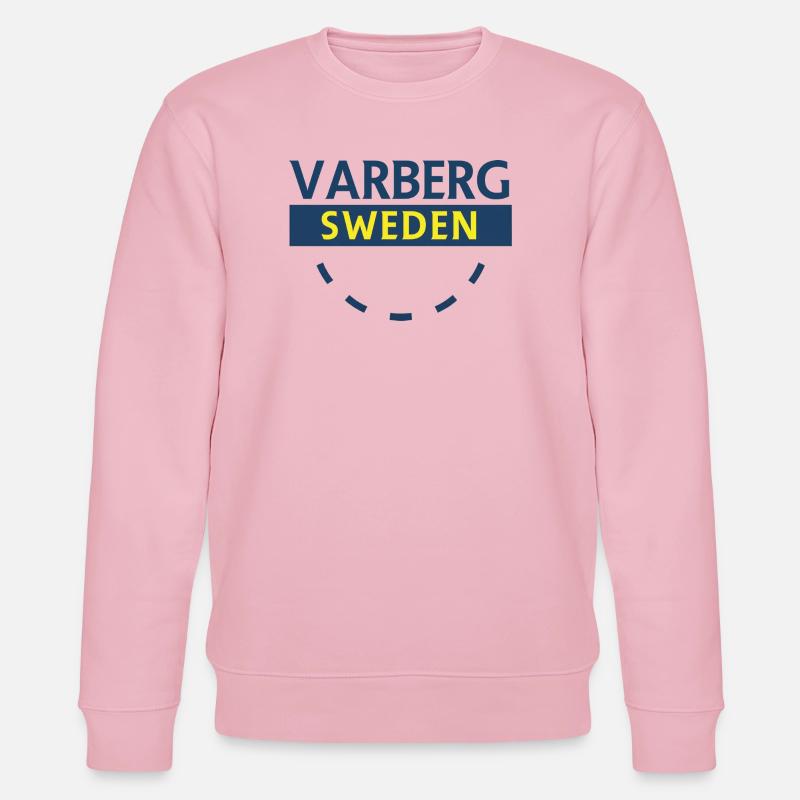 Varberg Schweden Emblem - Stanley/Stella Unisex Bio-Sweatshirt CHANGER - Hellrosa