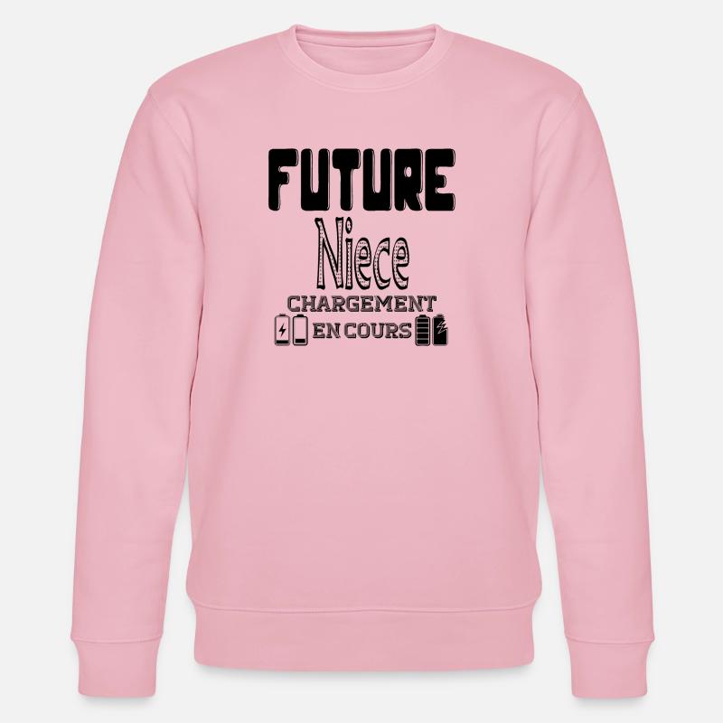 Future Niece Loading In Progress - Stanley/Stella CHANGER Unisex Organic Sweatshirt - cotton pink