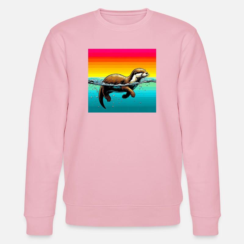 Otter - Stanley/Stella Unisex Bio-Sweatshirt CHANGER  - Hellrosa