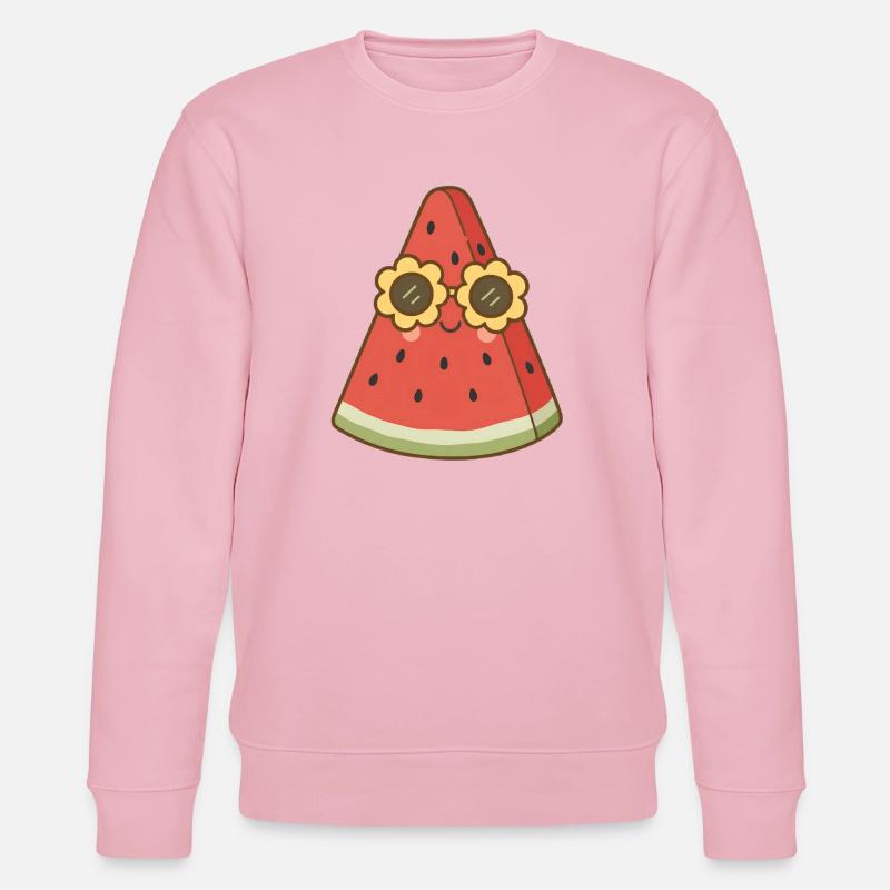 Pastèque - Sweat bio CHANGER Stanley/Stella Unisexe - rose pâle