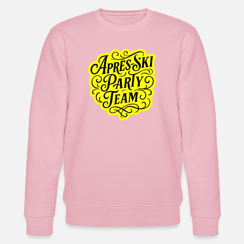 Apres Ski Party Team Spruch - Stanley/Stella Unisex Bio-Sweatshirt CHANGER  - Hellrosa