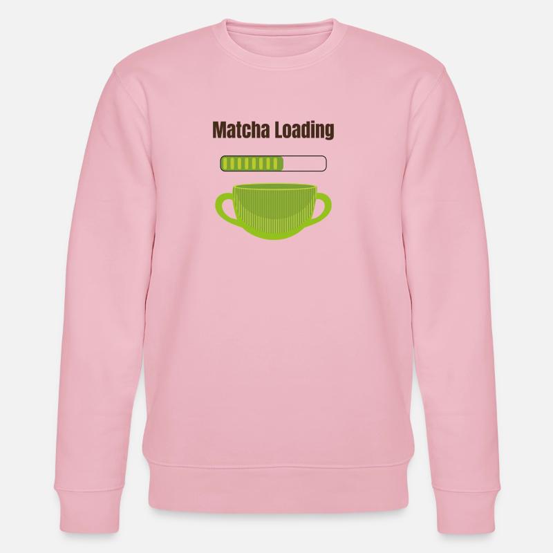 Matcha Loading - Stanley/Stella CHANGER Unisex Organic Sweatshirt - cotton pink