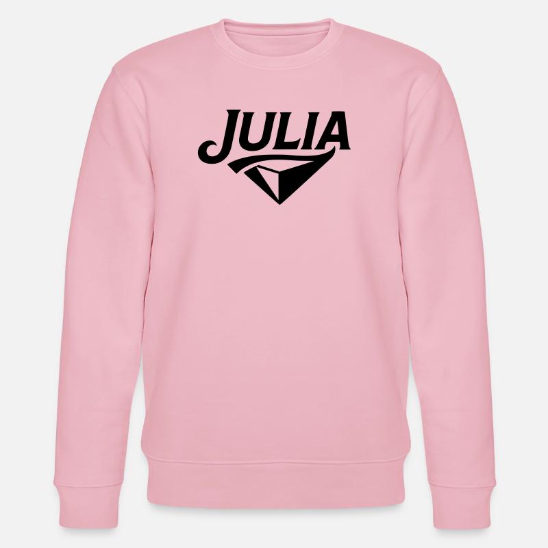 Julia - Conception du nom - Sweat bio CHANGER Stanley/Stella Unisexe - rose pâle