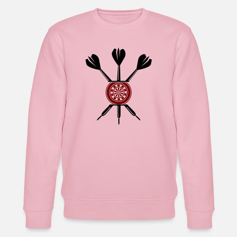 Dart Darts - Stanley/Stella Unisex Bio-Sweatshirt CHANGER  - Hellrosa