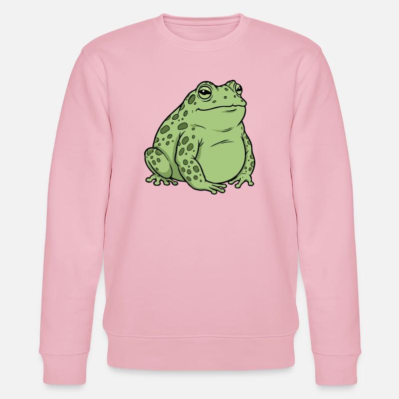 Crapaud gras - Sweat bio CHANGER Stanley/Stella Unisexe - rose pâle