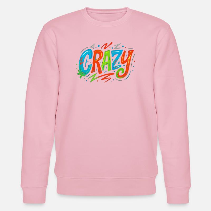 Graffiti Crazy Farbexplosion - Stanley/Stella Unisex Bio-Sweatshirt CHANGER  - Hellrosa