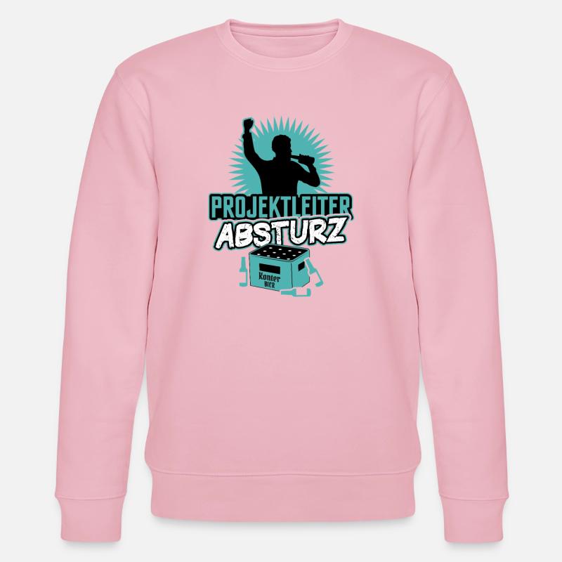 Crash du chef de projet - Sweat bio CHANGER Stanley/Stella Unisexe - rose pâle