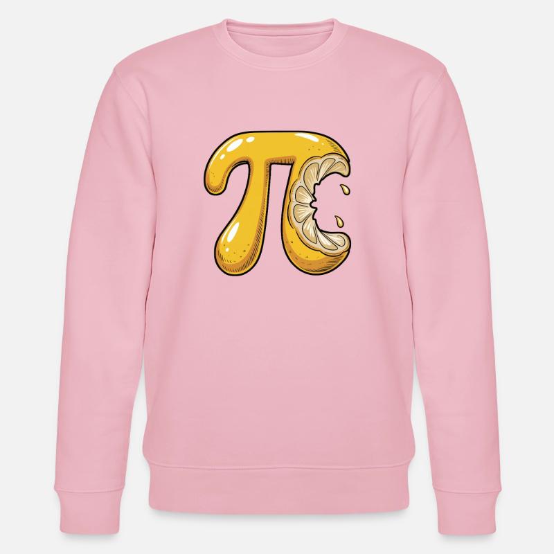 Lemon Pi Math - Stanley/Stella CHANGER Unisex Organic Sweatshirt - cotton pink