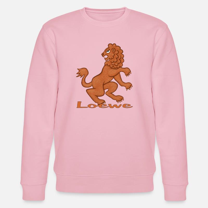 Sternzeichen Löwe - Stanley/Stella Unisex Bio-Sweatshirt CHANGER  - Hellrosa
