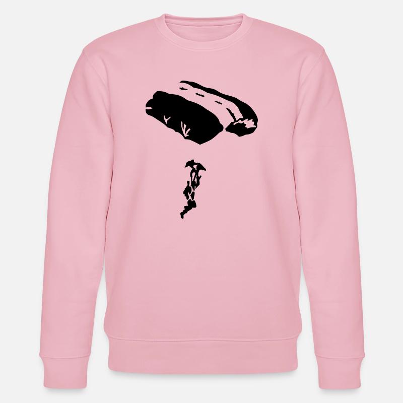 Fallschirm - Stanley/Stella Unisex Bio-Sweatshirt CHANGER  - Hellrosa