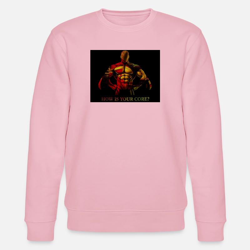 Question centrale : Explosion d’abdominaux audacieux - Sweat bio CHANGER Stanley/Stella Unisexe - rose pâle