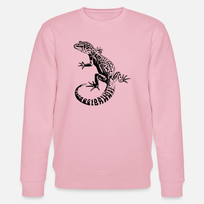 Leopardgecko - Stanley/Stella CHANGER Unisex Organic Sweatshirt - cotton pink