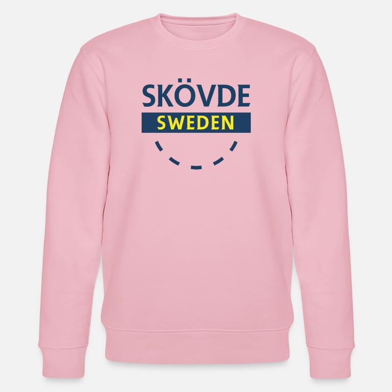 Skövde Sweden Sign Design - Sweat bio CHANGER Stanley/Stella Unisexe - rose pâle